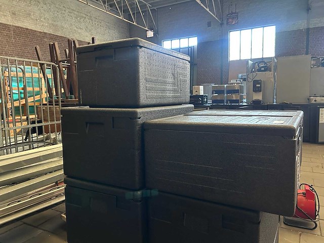 Geïsoleerde thermoboxen / voedseltransportboxen (8x) - afbeelding 3 van  4