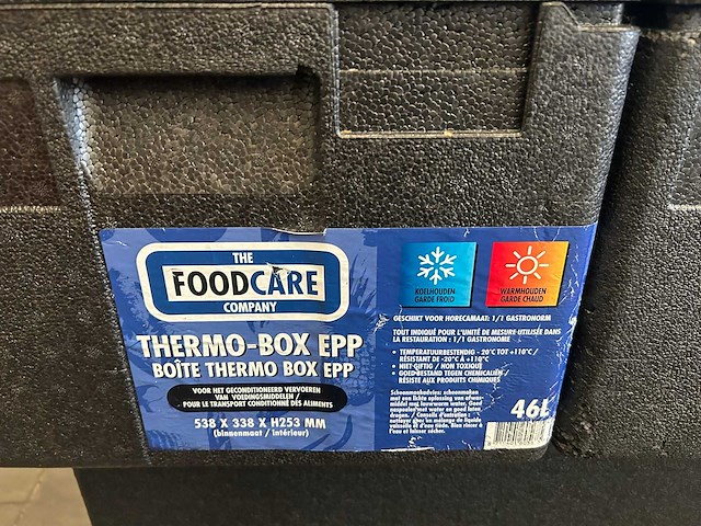 Geïsoleerde thermoboxen / voedseltransportboxen (8x) - afbeelding 4 van  4