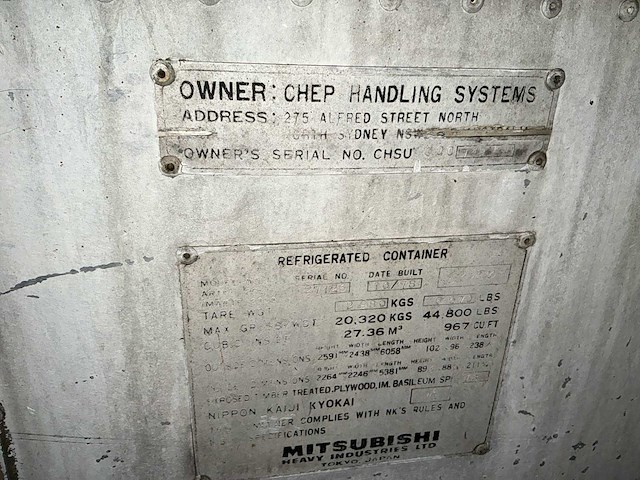 Geïsoleerde zeecontainer - afbeelding 6 van  10