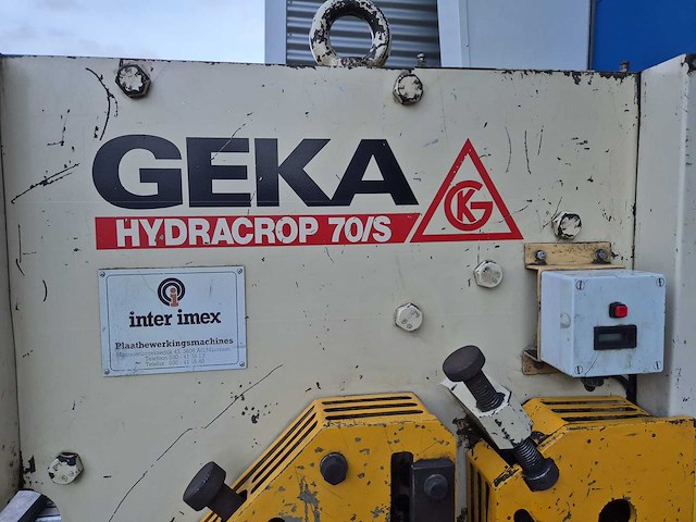 Geka - hydracrop 70/s - pons- en knipmachine - afbeelding 5 van  24