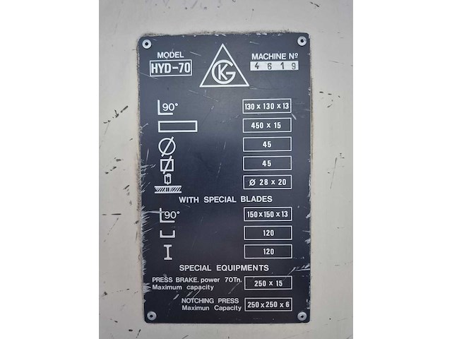 Geka - hydracrop 70/s - pons- en knipmachine - afbeelding 17 van  24