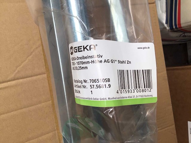 Geka 700-1070mm-höhe ag g1 statief (5x) - afbeelding 2 van  5