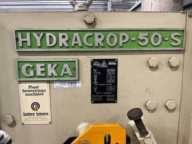 Geka hydracrop 50 s ponsmachine - afbeelding 2 van  28
