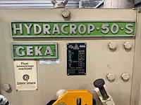 Geka hydracrop 50 s ponsmachine - afbeelding 2 van  28