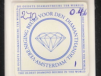 Gekleurde diamant 0.46 carat natuurlijke gekleurde diamant - afbeelding 4 van  4