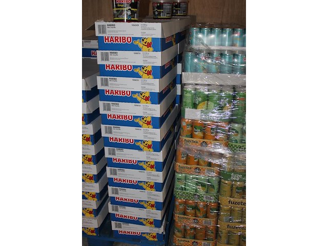 Gekleurde drop mix haribo in 10 overdozen met 6 emmers a650 g. tht 9-2026. - afbeelding 2 van  2