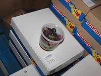 Gekleurde drop mix haribo in 3 overdozen met 6 emmers a650 g. tht 7-2026. - afbeelding 2 van  2
