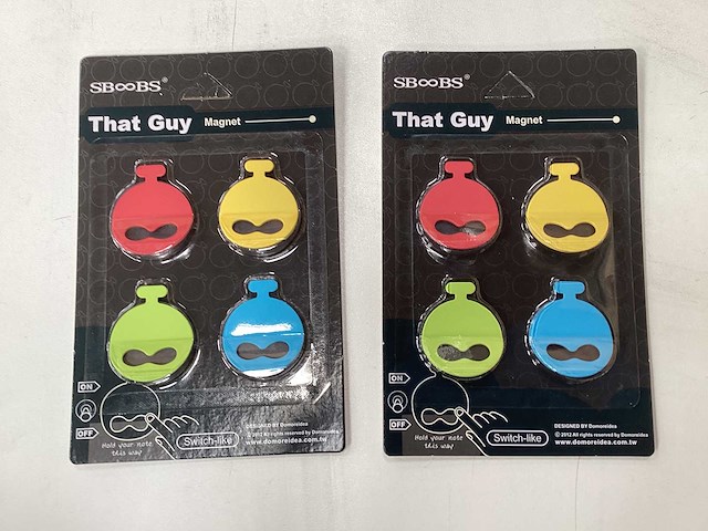 Gekleurde magneten (140x) - afbeelding 1 van  2