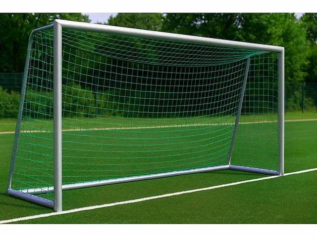 Geknoopt doelnet junior-p 5.0 x 2.0 x 0.9 x 1.25-groen - set van 2 (10x) - afbeelding 1 van  1