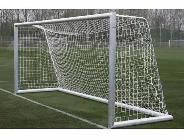 Geknoopt doelnet junior-p 5.0 x 2.0 x 0.9 x 1.25-wit - set van 2 (10x) - afbeelding 1 van  1