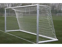 Geknoopt doelnet junior-p 5.0 x 2.0 x 0.9 x 1.25-wit - set van 2 (10x)
