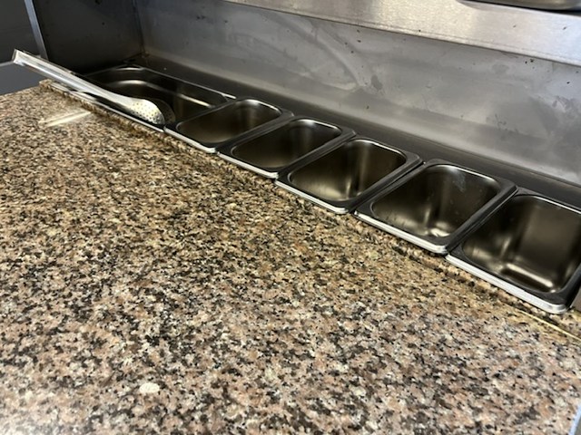 Gekoelde pizzasaladette, pizza-werkbank met granieten werkblad, saro, gianni ps 900 - afbeelding 4 van  8