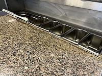 Gekoelde pizzasaladette, pizza-werkbank met granieten werkblad, saro, gianni ps 900 - afbeelding 4 van  8