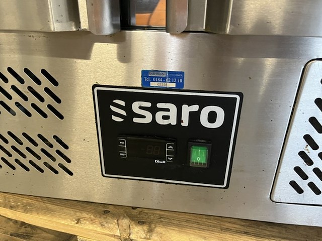 Gekoelde pizzasaladette, pizza-werkbank met granieten werkblad, saro, gianni ps 900 - afbeelding 6 van  8