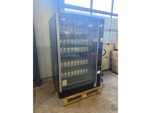 Gekoelde verkoopautomaat, sandenvendo, sve dv9, zwart /donkerblauw /zilvergrijs, 2016, payter betaalterminal | 800 w - afbeelding 2 van  7