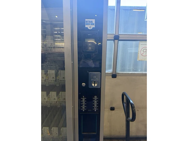 Gekoelde verkoopautomaat, sandenvendo, sve dv9, zwart /donkerblauw /zilvergrijs, 2016, payter betaalterminal | 800 w - afbeelding 4 van  7