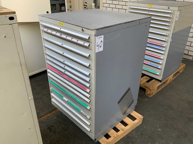 Gelagerde gereedschapsladekast - afbeelding 1 van  2