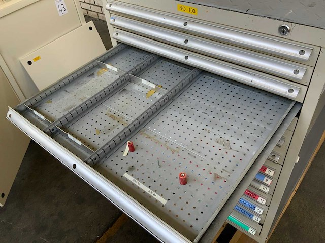 Gelagerde gereedschapsladekast - afbeelding 2 van  2