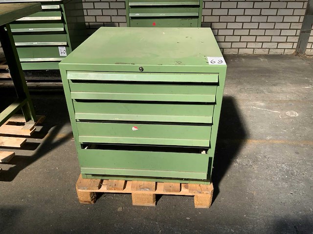 Gelagerde laden gereedschapskast - afbeelding 2 van  4