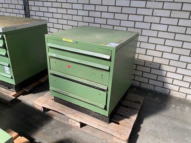 Gelagerde laden gereedschapskast - afbeelding 1 van  4