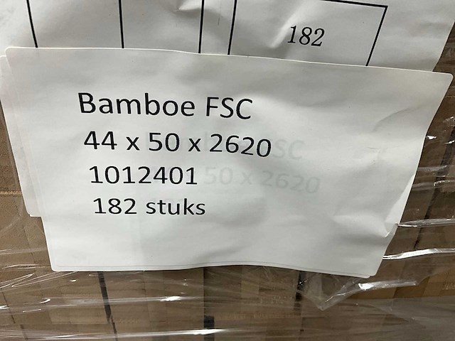 Gelamineerde bamboe balk (546x) - afbeelding 5 van  6