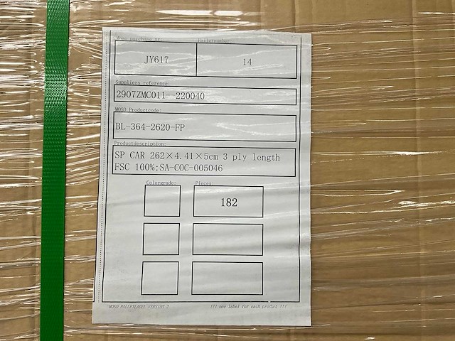 Gelamineerde bamboe balk (546x) - afbeelding 6 van  6