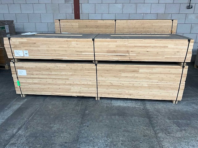 Gelamineerde bamboe lat (702x) - afbeelding 2 van  6