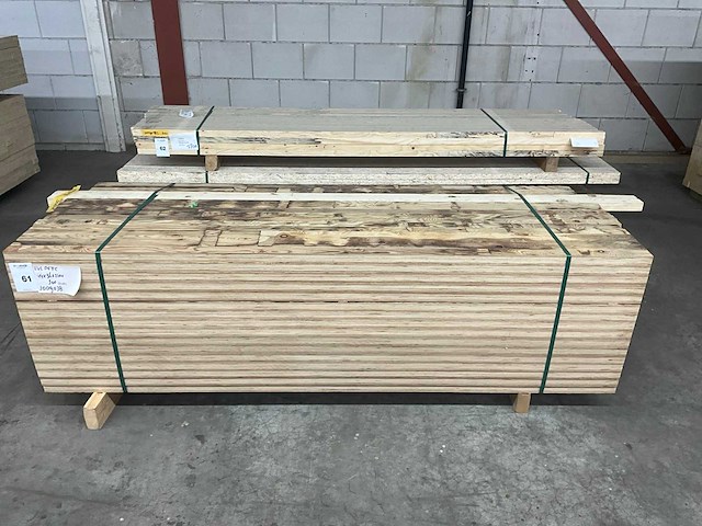 Gelamineerde fineerhouten lat (300x) - afbeelding 2 van  5