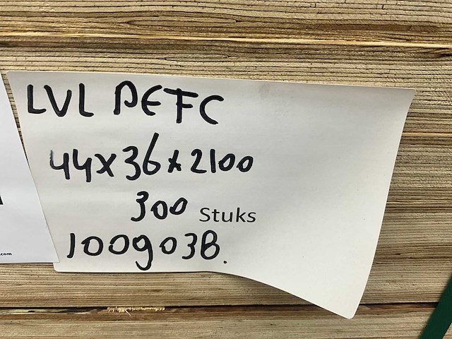 Gelamineerde fineerhouten lat (300x) - afbeelding 5 van  5