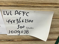 Gelamineerde fineerhouten lat (300x) - afbeelding 5 van  5