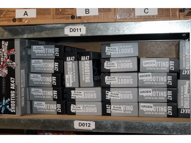 Gelblaster ak 47 1 stuks mix vanklleur geleverd loc d012 - afbeelding 5 van  5