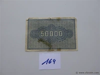 Geldbriefje duitsland 1923 50.000 mark - afbeelding 2 van  2