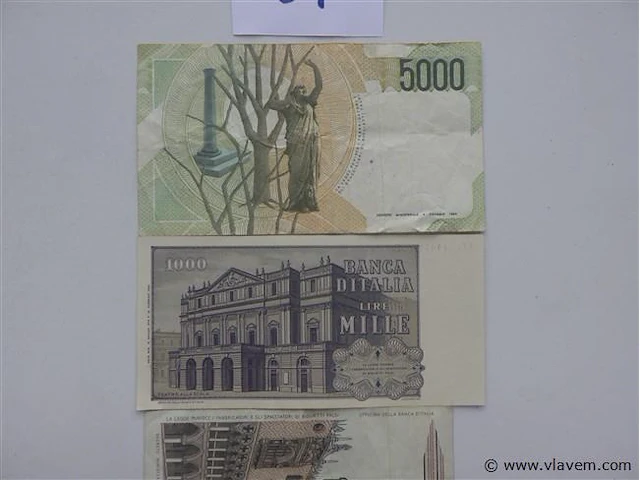 Geldbriefjes italië - afbeelding 7 van  8