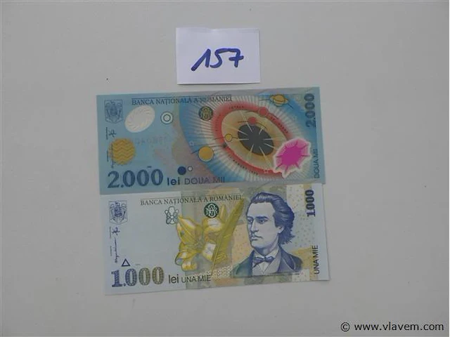 Geldbriefjes roemenië - afbeelding 3 van  4