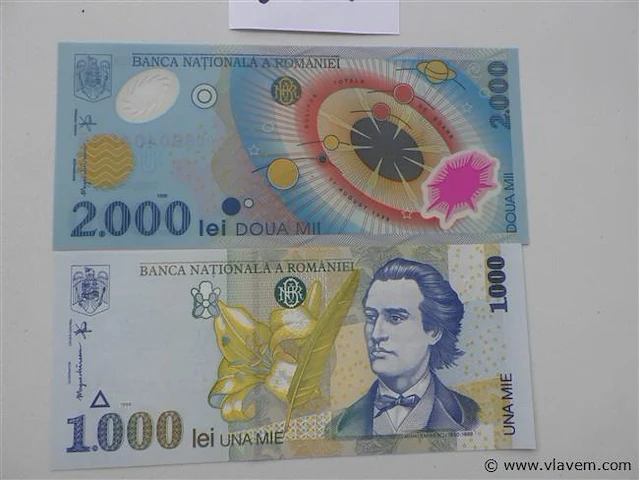Geldbriefjes roemenië - afbeelding 4 van  4