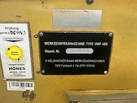 Geldmacher - uwf 400 - diverse freesmachines - afbeelding 3 van  11