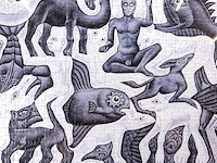 Gelegde puzzel m.c. escher ingelijst - afbeelding 3 van  5