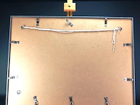 Gelegde puzzel m.c. escher ingelijst - afbeelding 5 van  5