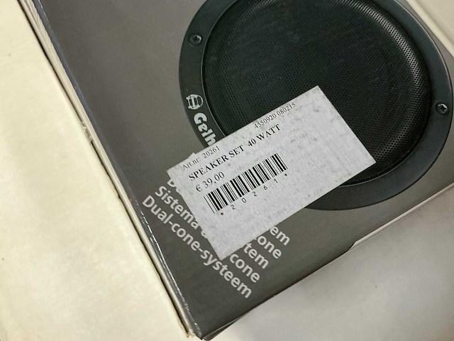 Gelhard gxl 504 v speakerset (4x) - afbeelding 3 van  3