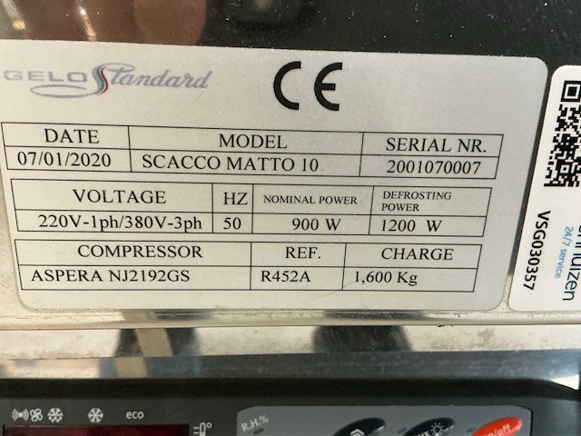 Gelostandard scacco matto ijsvitrine - afbeelding 8 van  8