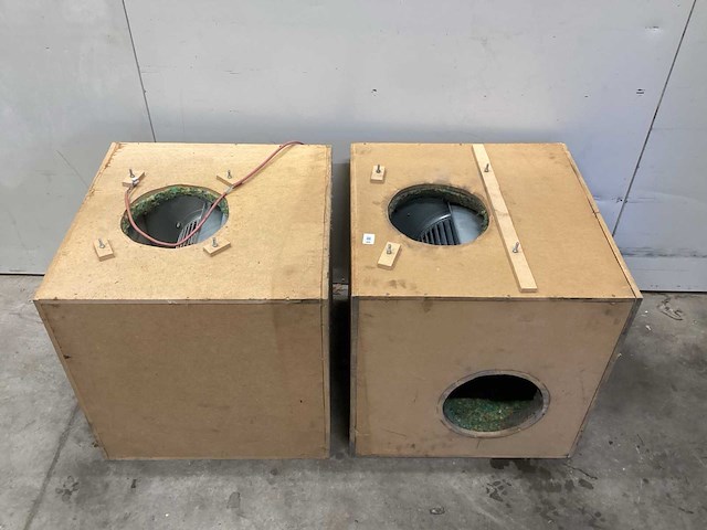 Geluiddempende mdf-afzuigbox (softbox) - afbeelding 1 van  6