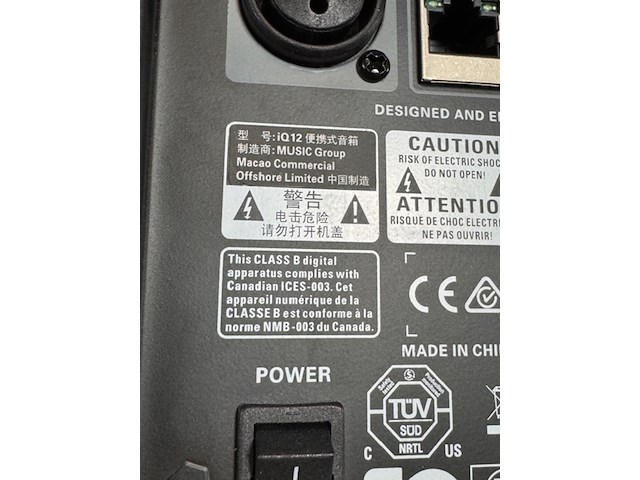 Geluidset turbosound, iq12 en iq18b, zwart - afbeelding 7 van  8