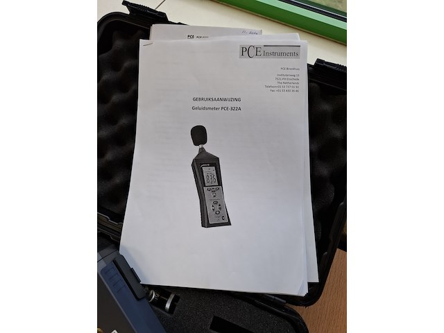 Geluidsmeter pce instruments, pce-322a - afbeelding 4 van  4