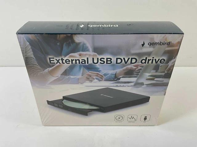 Gembird (dvd-usb-02), external dvd player (new) (13x) - afbeelding 4 van  10