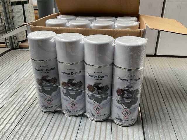 Gembird power duster spuitbus met perslucht (12x) - afbeelding 1 van  1
