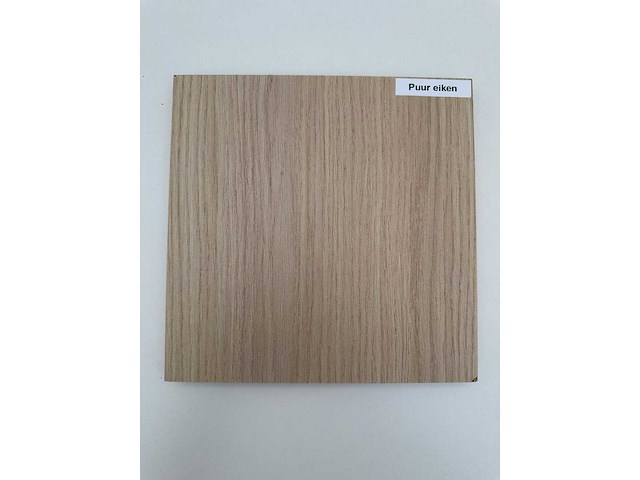 Gemelamineerd - spaanplaat 1940 mm x 2070 mm x 16 mm puur eiken (24x) - afbeelding 1 van  1
