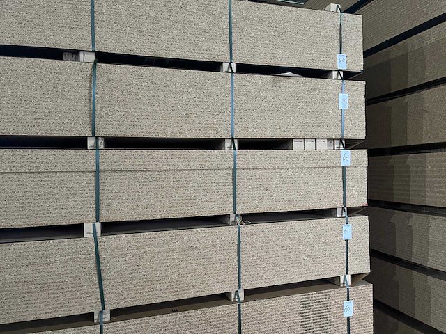 Gemelamineerd - spaanplaat 1940 mm x 2070 mm x 16 mm walnoot (24x) - afbeelding 1 van  2