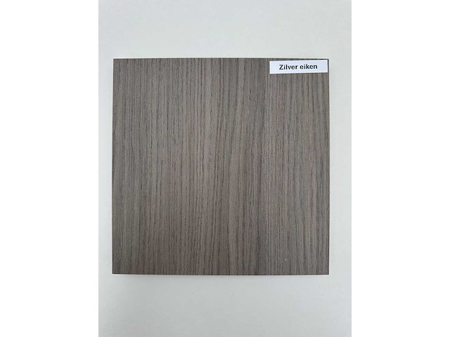 Gemelamineerd - spaanplaat 1940 mm x 2070 mm x 16 mm zilver eiken (24x) - afbeelding 2 van  2