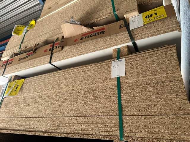 Gemelamineerd - spaanplaat 1940 x 2070 x 16 mm. espresso eiken (24x) - afbeelding 1 van  1