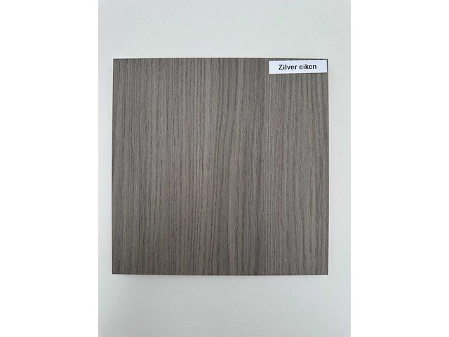 Gemelamineerd - spaanplaat 1940 x 2070 x 16 mm. zilver eiken (24x) - afbeelding 2 van  2